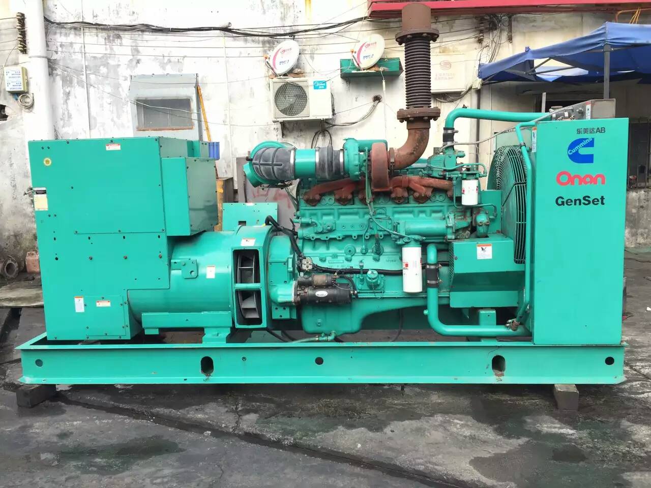 盘山租赁发电机-柴油发电机不正常冒烟的原因